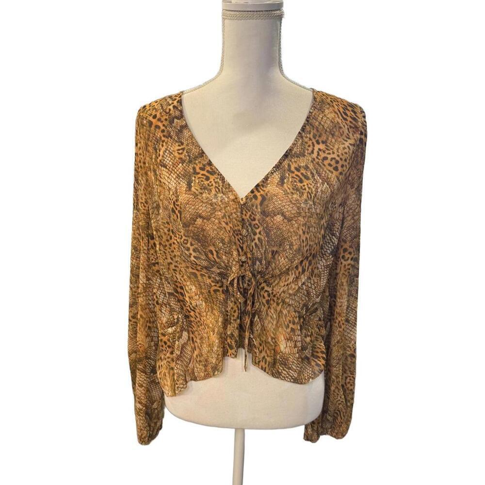 L'Agence Pixie Drawstring Blouse, Small NWOT